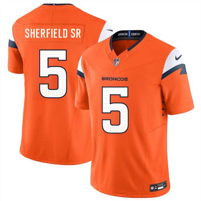 Men & Women & Youth Denver Broncos #5 Trent Sherfield Sr Orange 2025 F.U.S.E. Vapor Limited Stitched Jersey,We sell and wholesale Men & Women & Youth Denver Broncos #5 Trent Sherfield Sr Orange 2025 F.U.S.E. Vapor Limited Stitched Jersey on line form chian!
